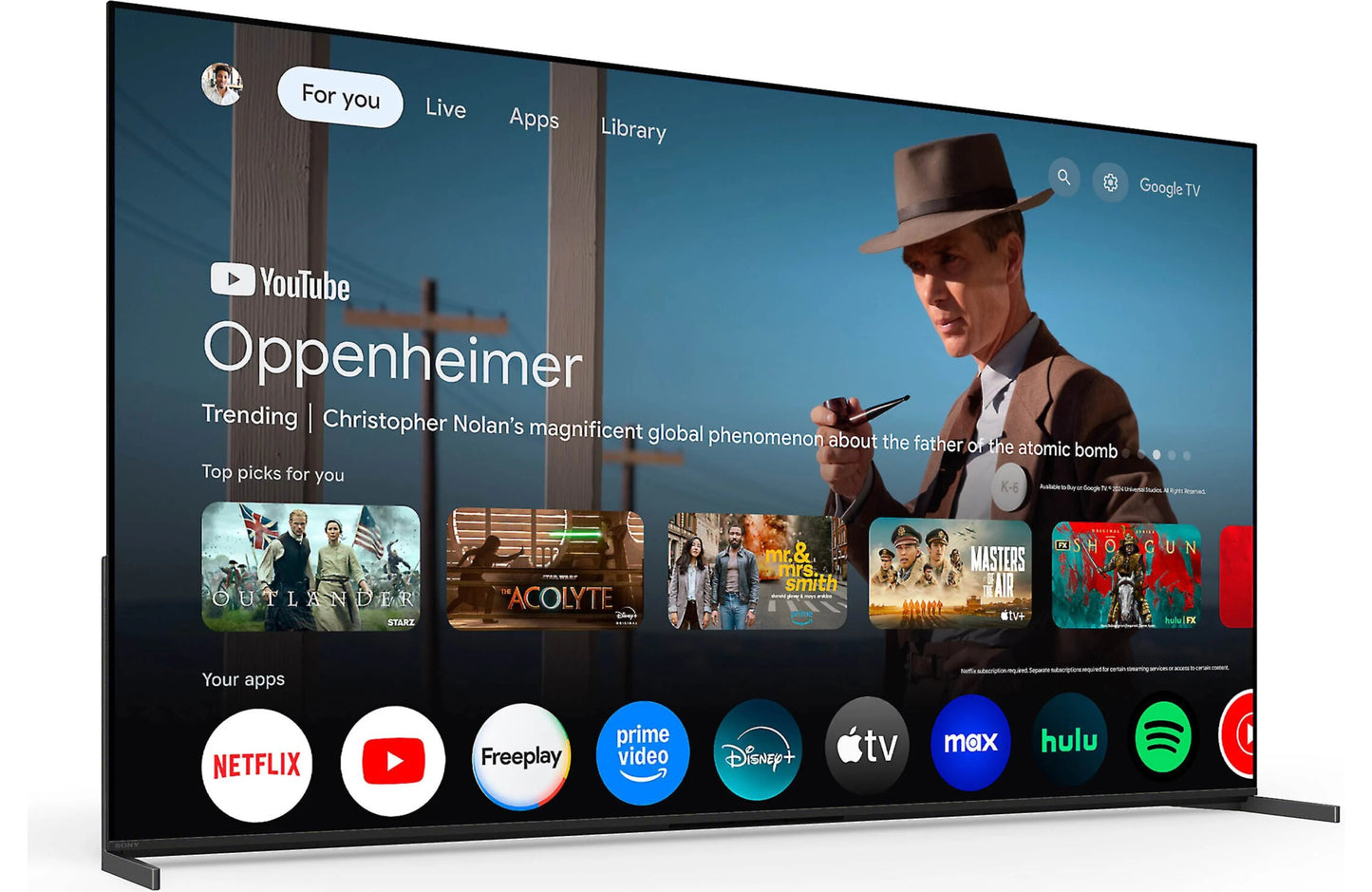 Sony BRAVIA 8 II K65XR80M2 QD - OLED 4K HDR Google TV (65") - electronicsexpo.com - Televisions