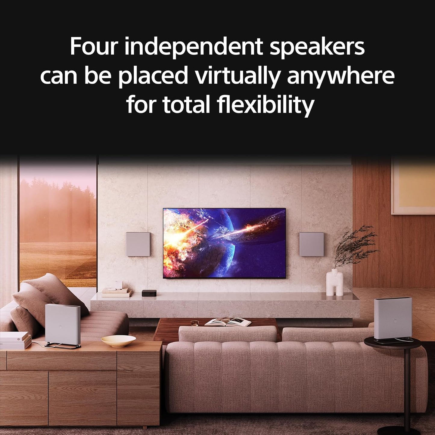 Sony BRAVIA Theater Quad Powered Dolby Atmos Home Theater Speaker System with Bluetooth and Apple AirPlay 2 - electronicsexpo.com - Home Theater Systems & Packages