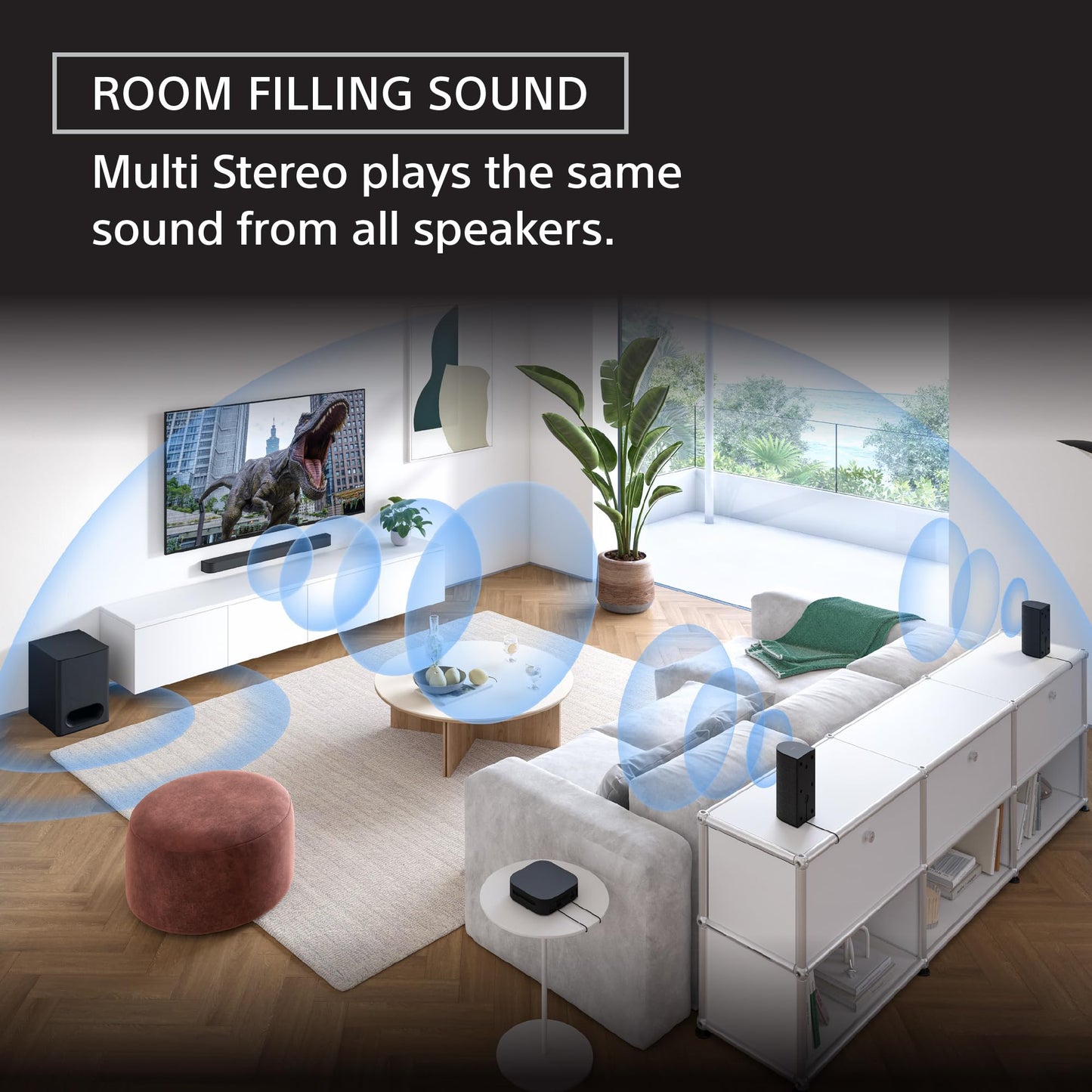 Sony BRAVIA Theater System 6 Powered 5.1 - Channel Dolby Atmos Sound Bar System - electronicsexpo.com - Home Theater Systems & Packages