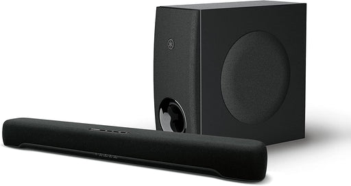 Yamaha SR-C30A Compact Sound Bar with Wireless Subwoofer and Bluetooth (Black) (Certified Refurbished)