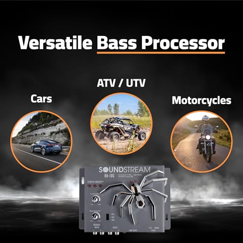 SoundStream BX - 10X Bass Restoration Processor with Parametric Bass Equalizer, Digital Bass Processor - electronicsexpo.com - Car Amplifiers + Equalizers