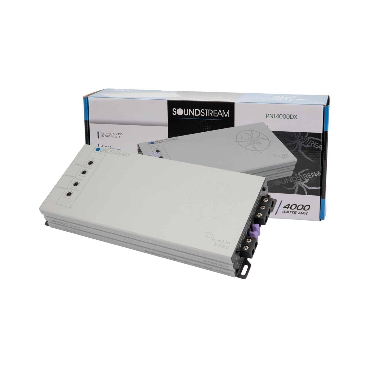 Soundstream Picasso Nano PN1.4000DX Monoblock Class D Car Stereo Amplifier - electronicsexpo.com - Car Amplifiers + Equalizers