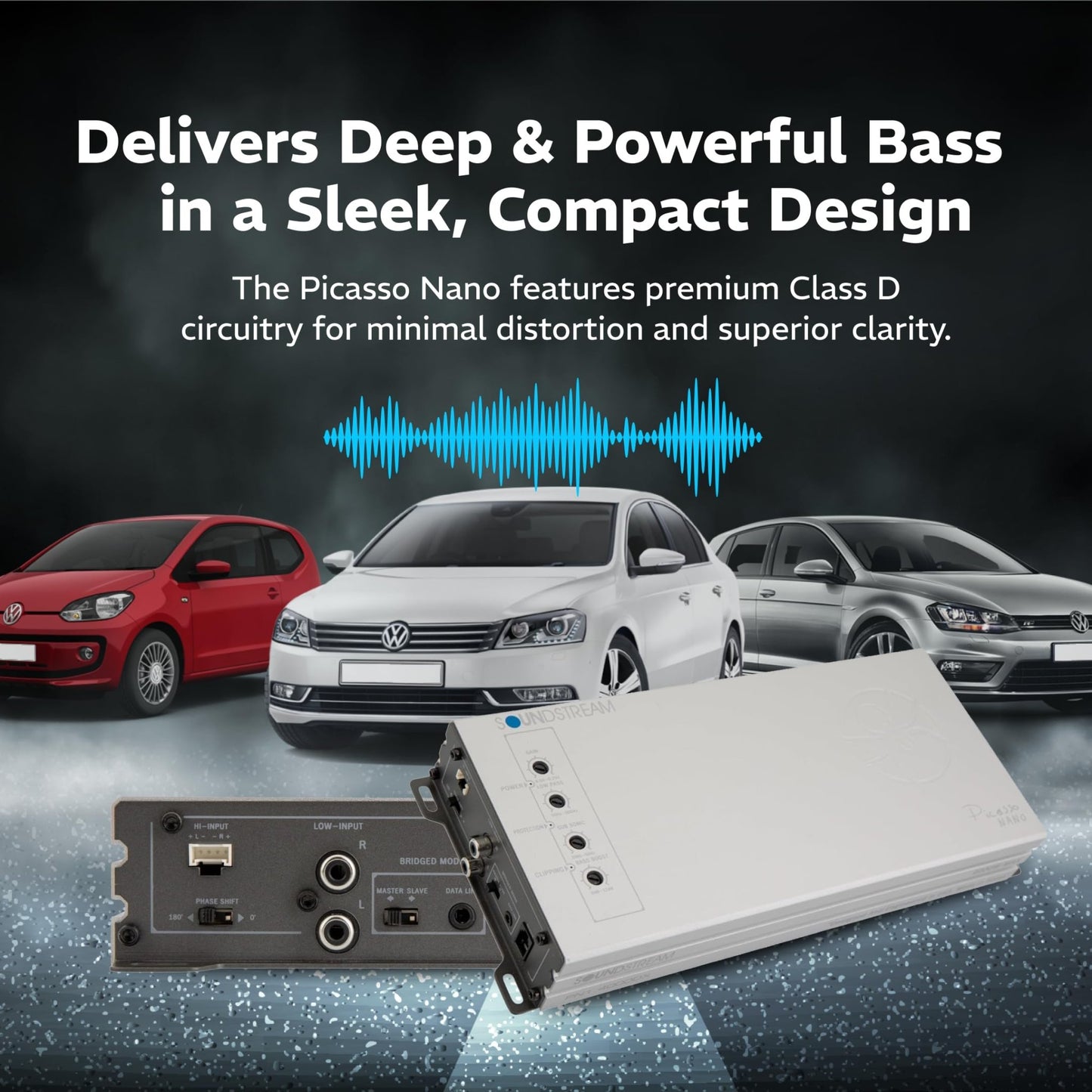 Soundstream Picasso Nano PN1.4000DX Monoblock Class D Car Stereo Amplifier - electronicsexpo.com - Car Amplifiers + Equalizers