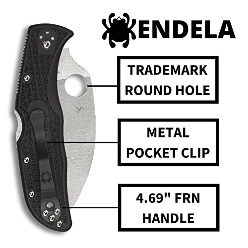 Spyderco Endela Wharncliffe Lightweight Knife with VG - 10 Stainless Steel and FRN Handle - electronicsexpo.com - Knives