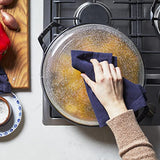 Staub Cast Iron 3.5 - qt Braiser with Glass Lid (Dark Blue) - electronicsexpo.com - Dutch Ovens