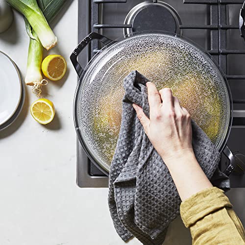Staub Cast Iron 3.5 - qt Braiser with Glass Lid (Graphite Grey) - electronicsexpo.com - Dutch Ovens
