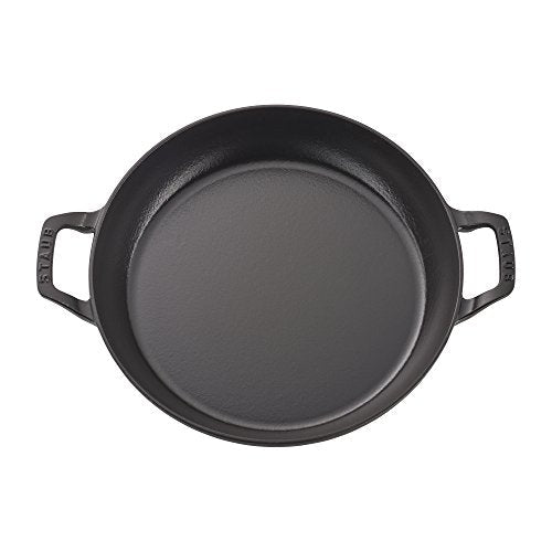 Staub Cast Iron 3.5 - qt Braiser with Glass Lid (Graphite Grey) - electronicsexpo.com - Dutch Ovens