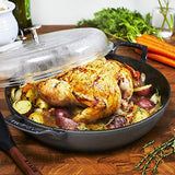 Staub Cast Iron 3.5 - qt Braiser with Glass Lid (Graphite Grey) - electronicsexpo.com - Dutch Ovens