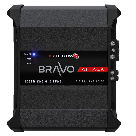 Stetsom Bravo Attack 3000 2 Ohms Mono Car Amplifier - electronicsexpo.com - Car Amplifiers + Equalizers