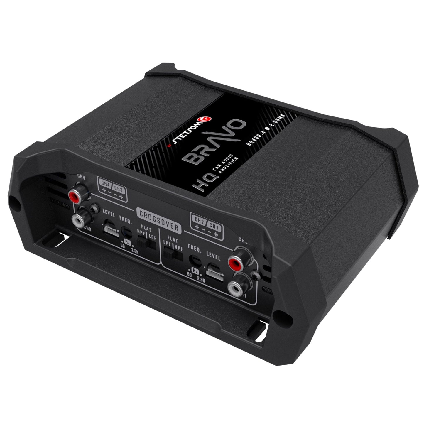 Stetsom Bravo HQ 400.4 Multichannel Car Audio Digital Amp - electronicsexpo.com - Car Amplifiers + Equalizers