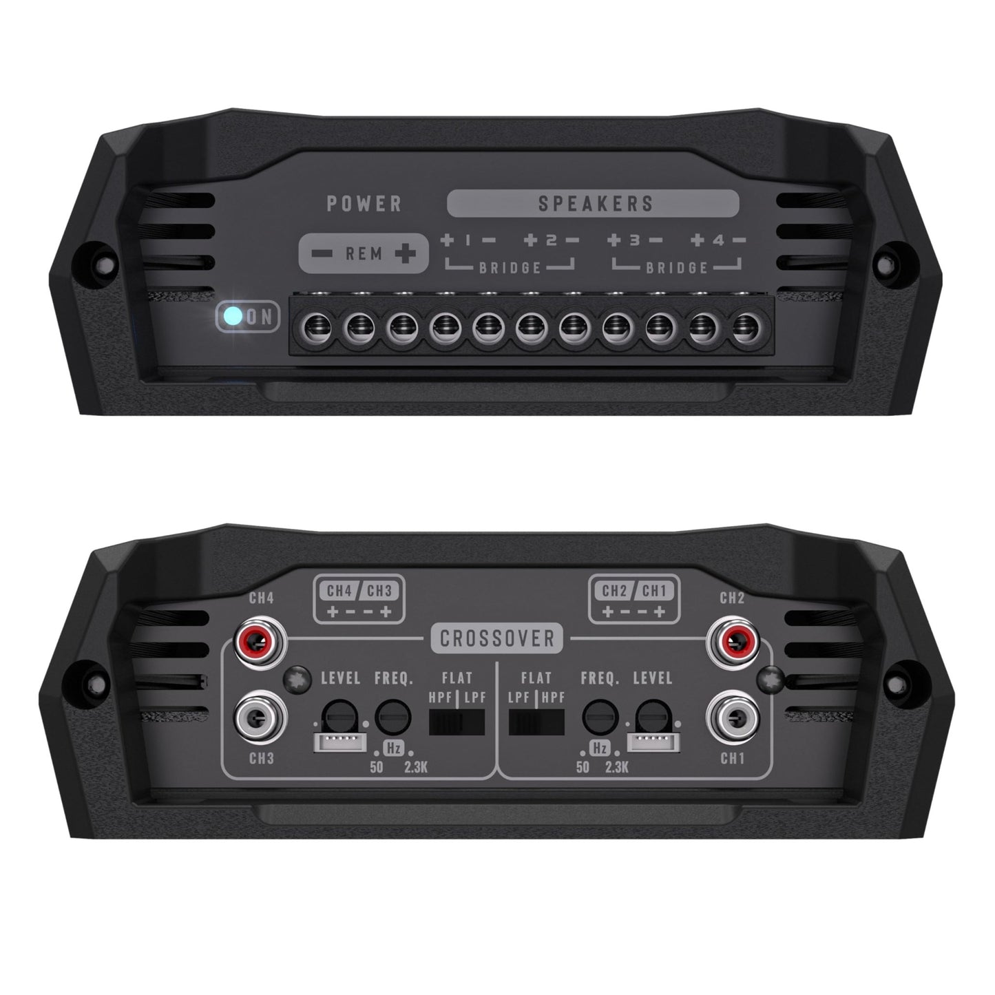 Stetsom Bravo HQ 400.4 Multichannel Car Audio Digital Amp - electronicsexpo.com - Car Amplifiers + Equalizers