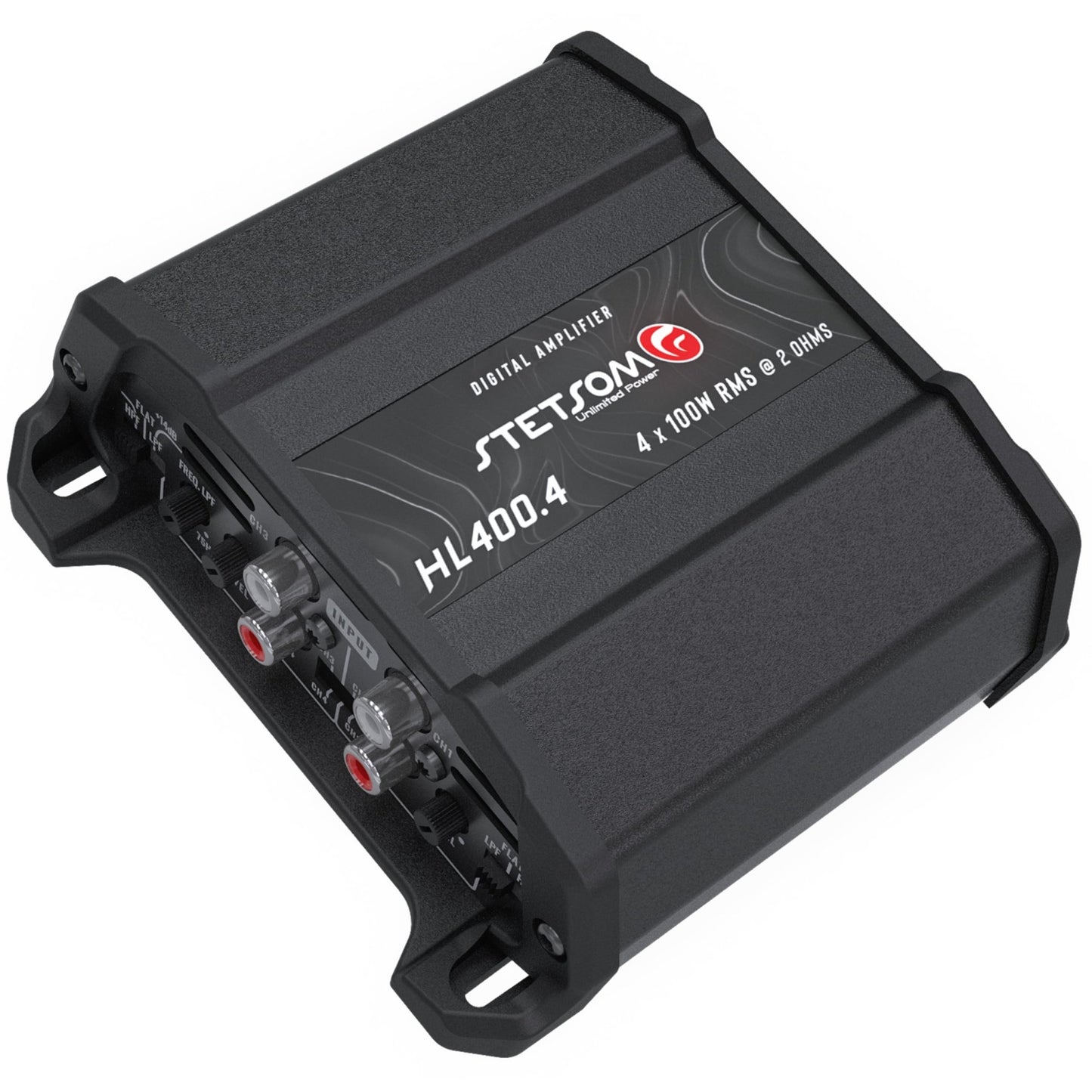Stetsom HL 400x4 2 Ohms Compact Digital 4 Channel Car Amplifier - electronicsexpo.com - Car Amplifiers + Equalizers