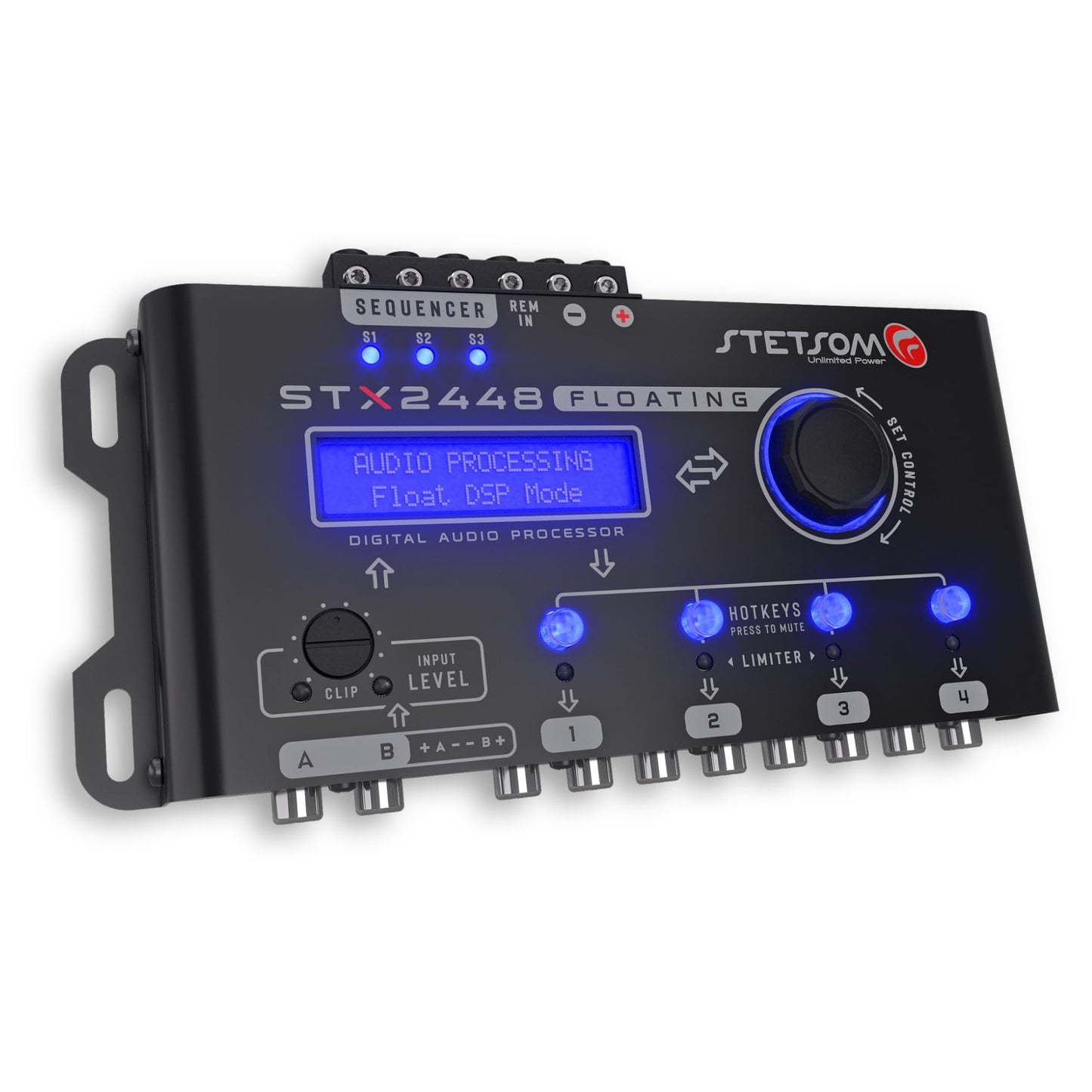 Stetsom STX2448 Floating Pro Full Professional DSP, Digital Signal, Processor PRO, Crossover & Graphic Equalizer 15 Bands - electronicsexpo.com - Car Amplifiers + Equalizers