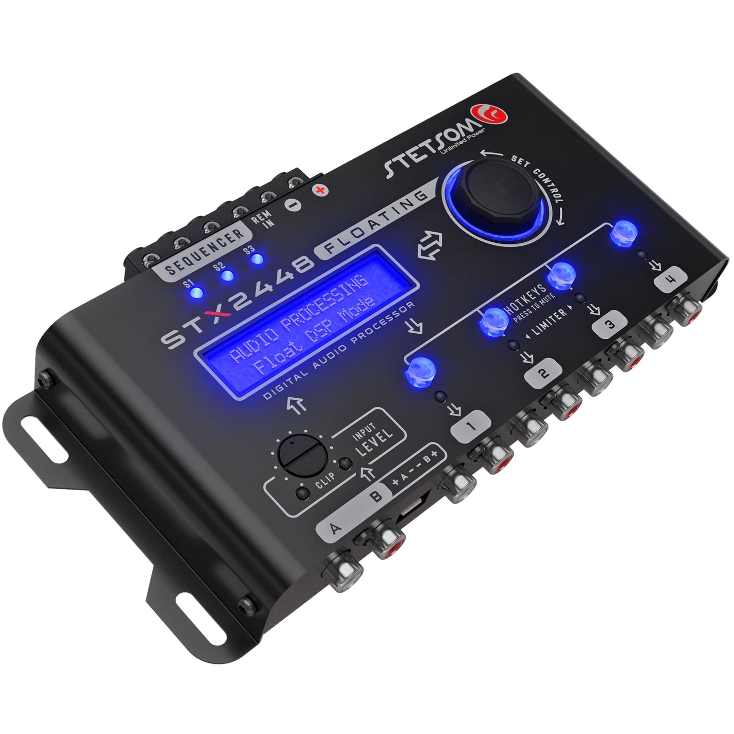 Stetsom STX2448 Floating Pro Full Professional DSP, Digital Signal, Processor PRO, Crossover & Graphic Equalizer 15 Bands - electronicsexpo.com - Car Amplifiers + Equalizers