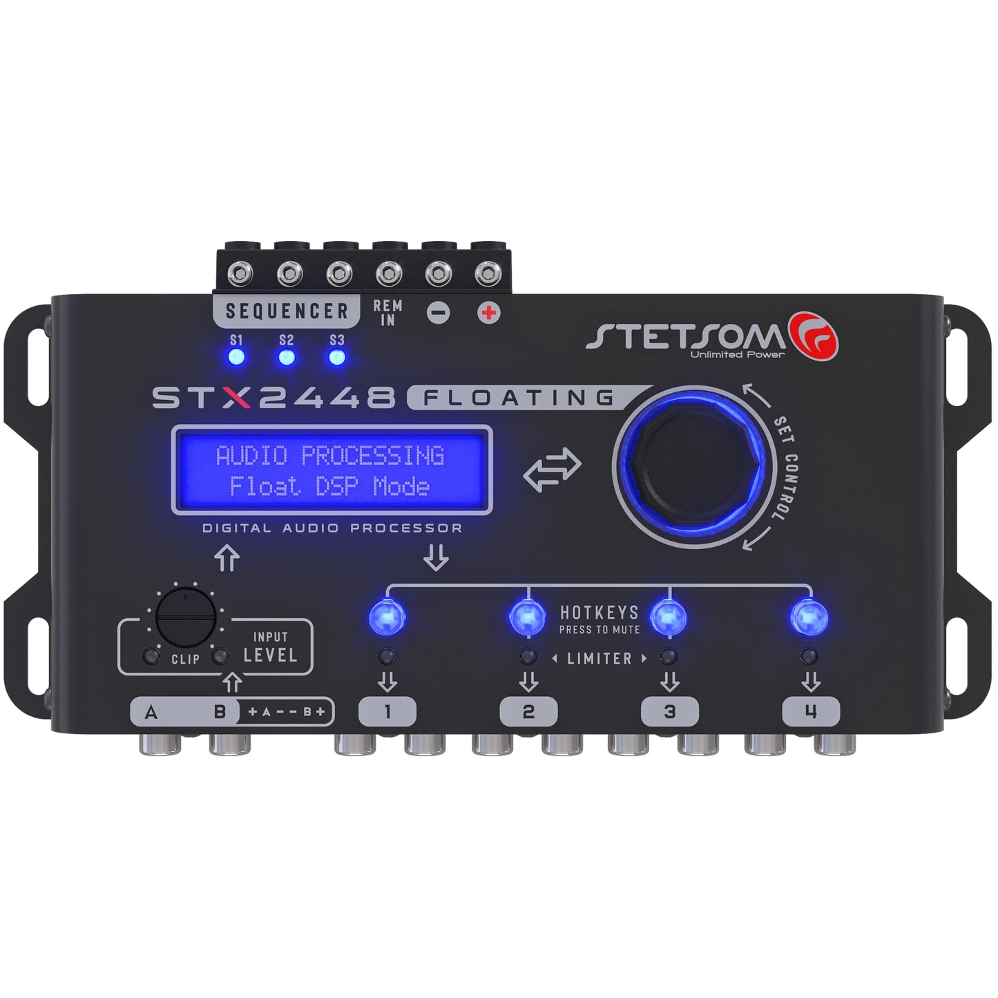 Stetsom STX2448 Floating Pro Full Professional DSP, Digital Signal, Processor PRO, Crossover & Graphic Equalizer 15 Bands - electronicsexpo.com - Car Amplifiers + Equalizers