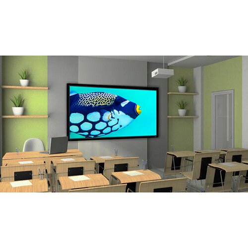 Stewart Filmscreen WallScreen Deluxe 3.25" Fixed Frame, 16:9 HD Format, StudioTek 130 G4 - electronicsexpo.com - Projector Screens