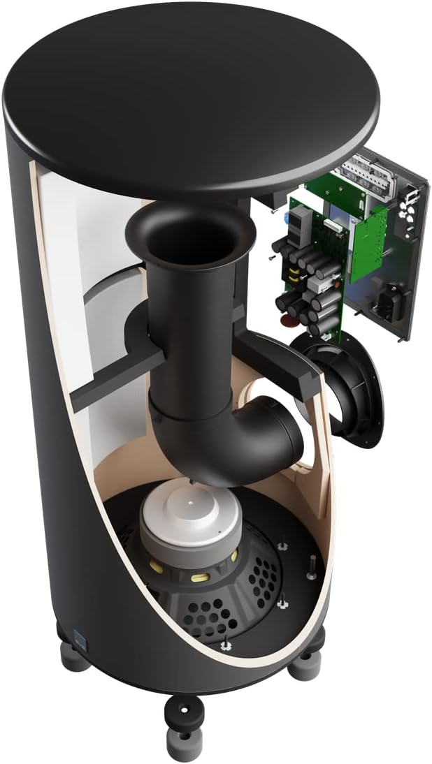 SVS PC - 2000 Pro Cylinder - Style Powered Subwoofer with App Control Piano Gloss Black (Open Box) - electronicsexpo.com - Subwoofers