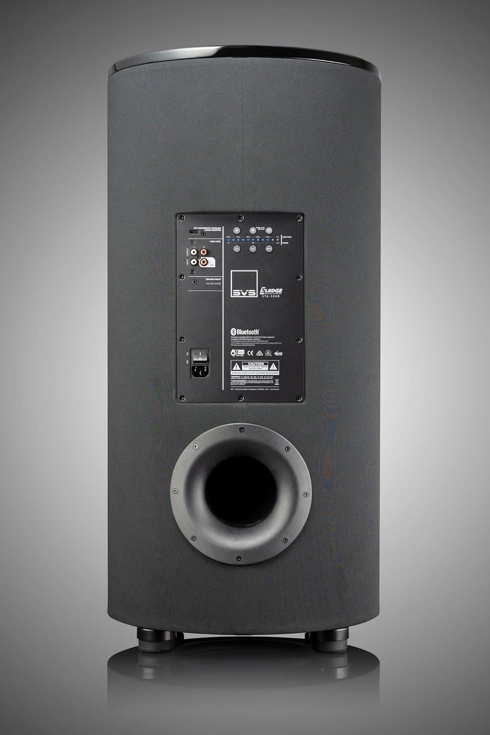 SVS PC - 2000 Pro Cylinder - Style Powered Subwoofer with App Control Piano Gloss Black (Open Box) - electronicsexpo.com - Subwoofers
