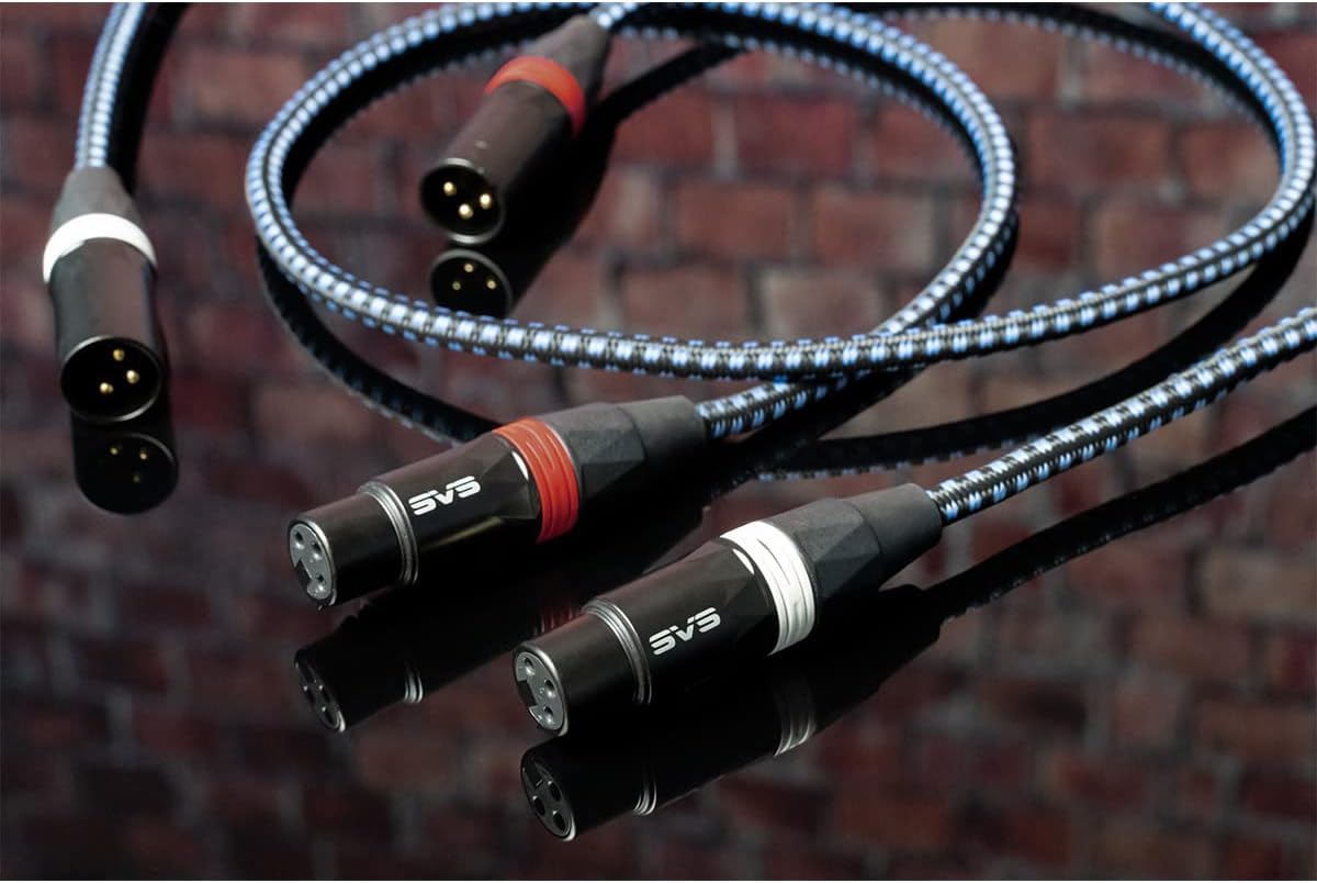 SVS SoundPath Balanced XLR Audio Cable - 3.28 ft. 1m (Pair) - electronicsexpo.com-Audio & Video Cables