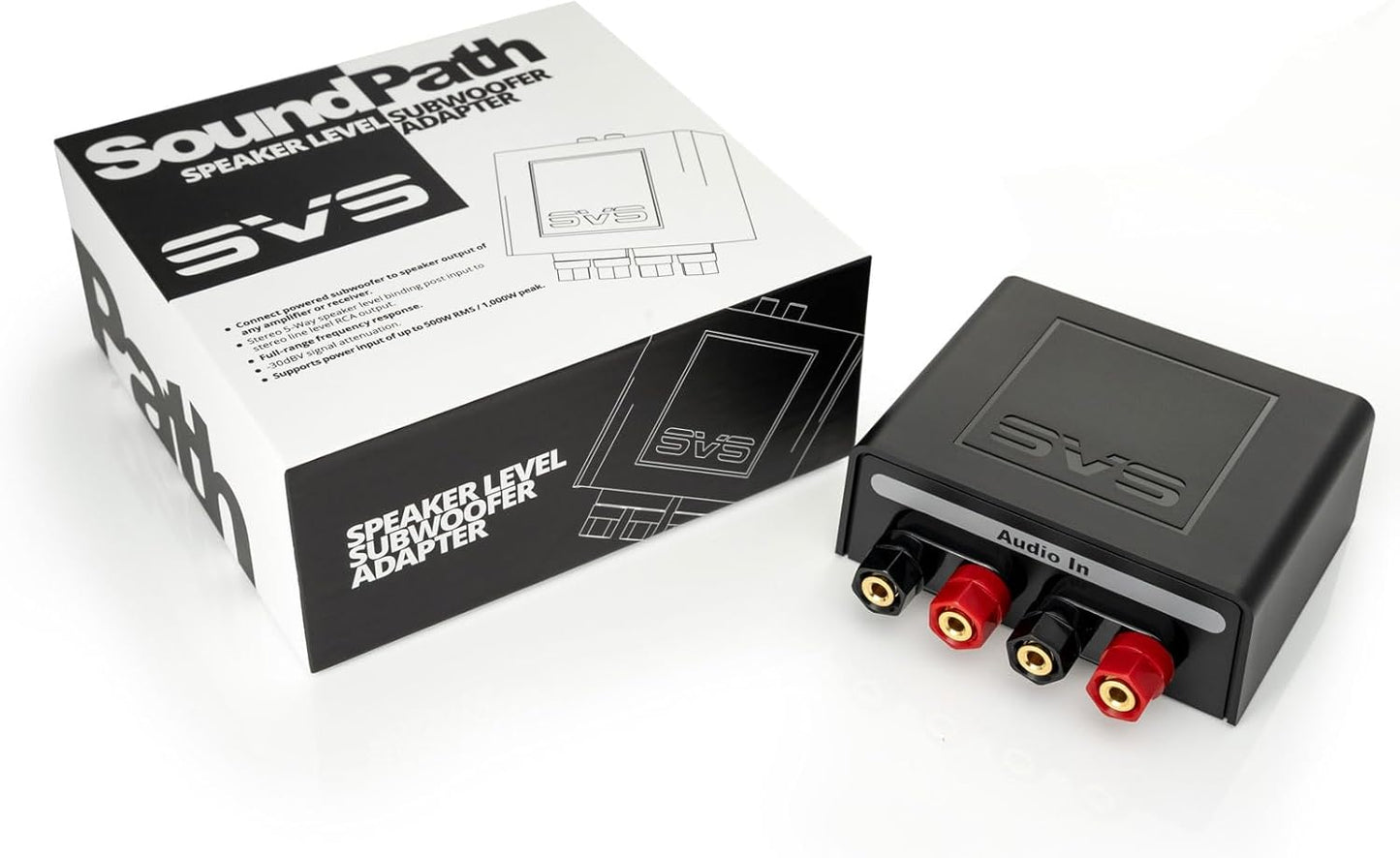 SVS SoundPath Speaker Level Subwoofer Adapter, Home Audio Line Out Converter, Stereo RCA Output - electronicsexpo.com - Speaker Accessories