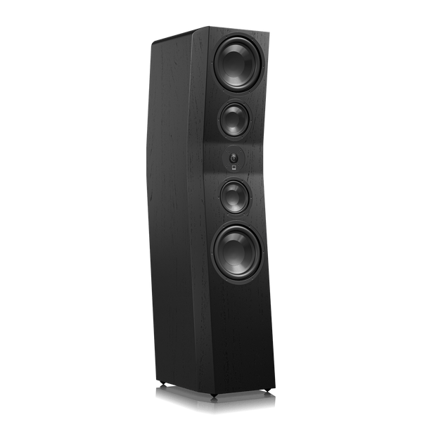 SVS Ultra Evolution Pinnacle Floor Standing Speaker Each (Open Box) - electronicsexpo.com-Floor Standing SpeakersSVSUEPINBOOBBlack Oak Veneer