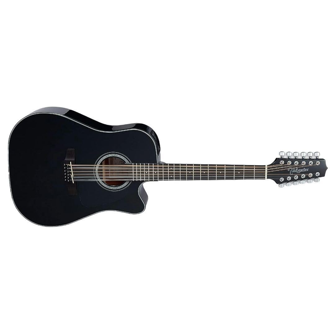 Takamine GD30CE - 12 12 - String Acoustic - Electric Guitar (Black) - electronicsexpo.com - Acoustic Guitars