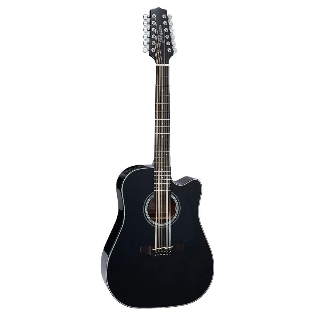Takamine GD30CE - 12 12 - String Acoustic - Electric Guitar (Black) - electronicsexpo.com - Acoustic Guitars