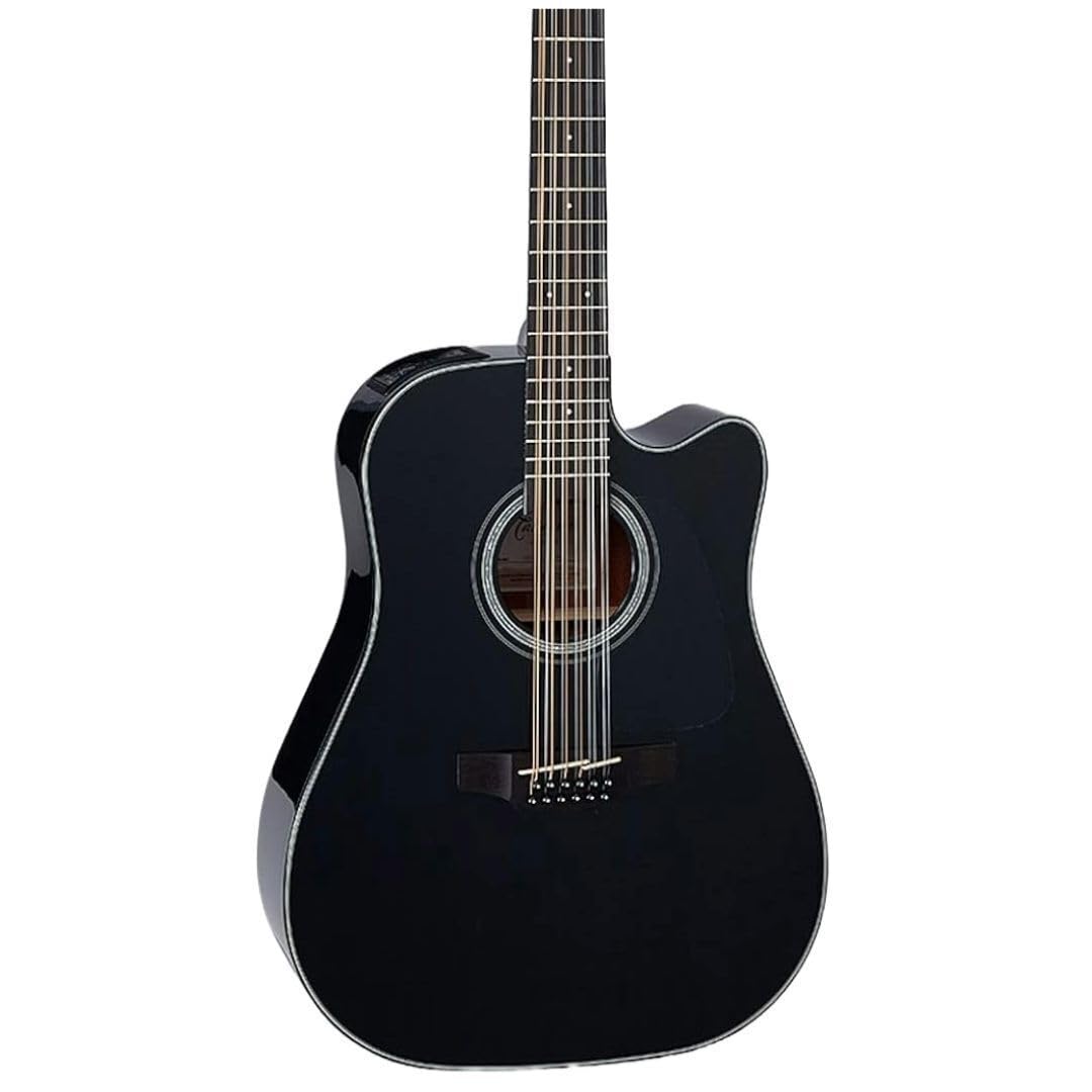 Takamine GD30CE - 12 12 - String Acoustic - Electric Guitar (Black) - electronicsexpo.com - Acoustic Guitars
