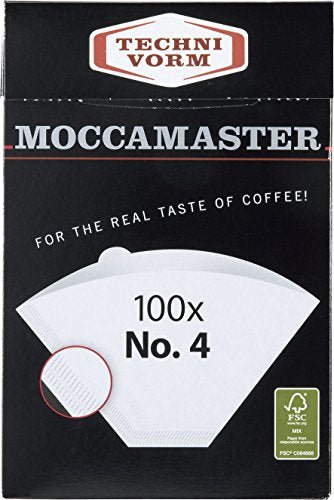 Technivorm Moccamaster 4 White Paper Filters, 100 - count per box - electronicsexpo.com - Coffee Accessories