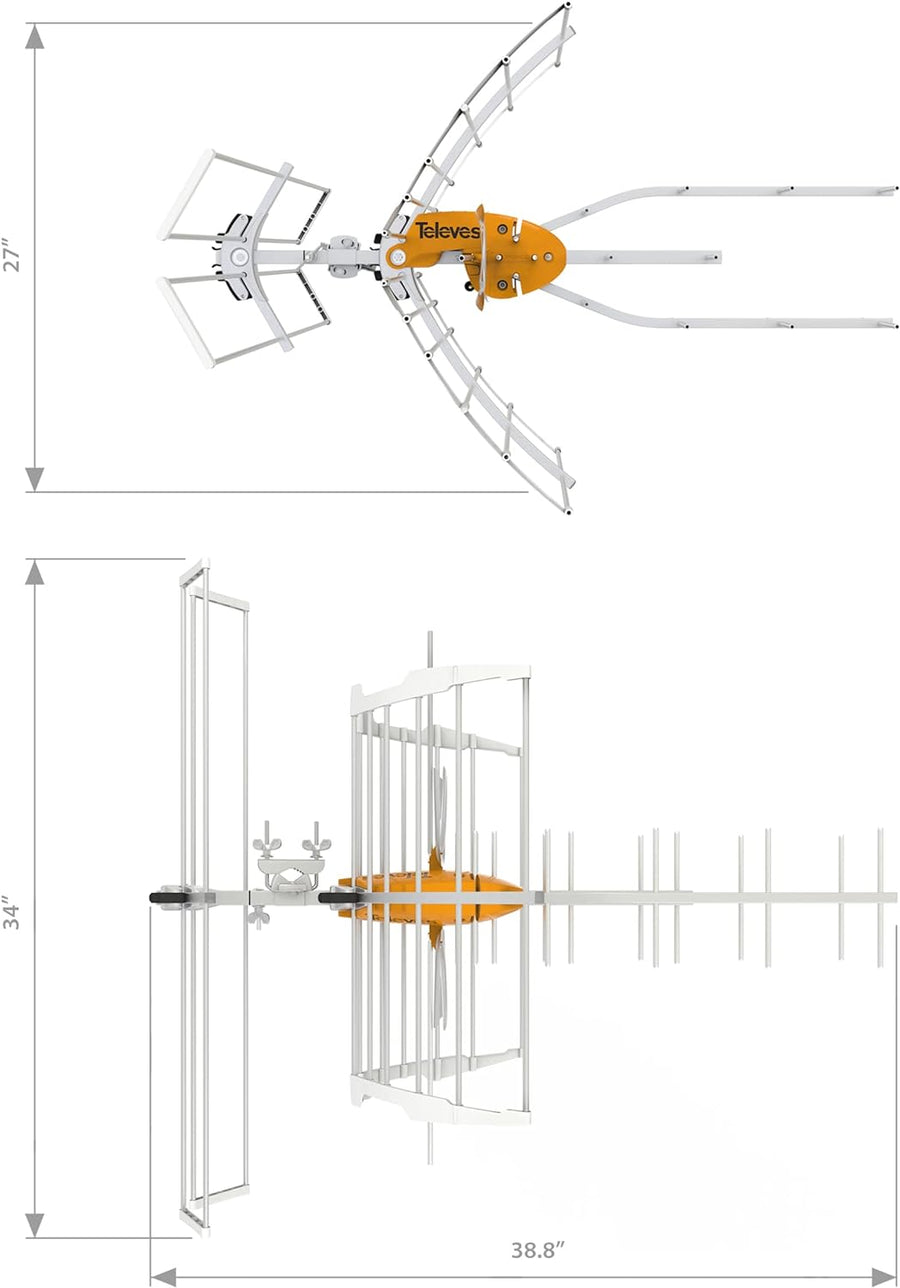 Televes 148883 Antenna Ellipse Mix Repack Ready - electronicsexpo.com - Antennas
