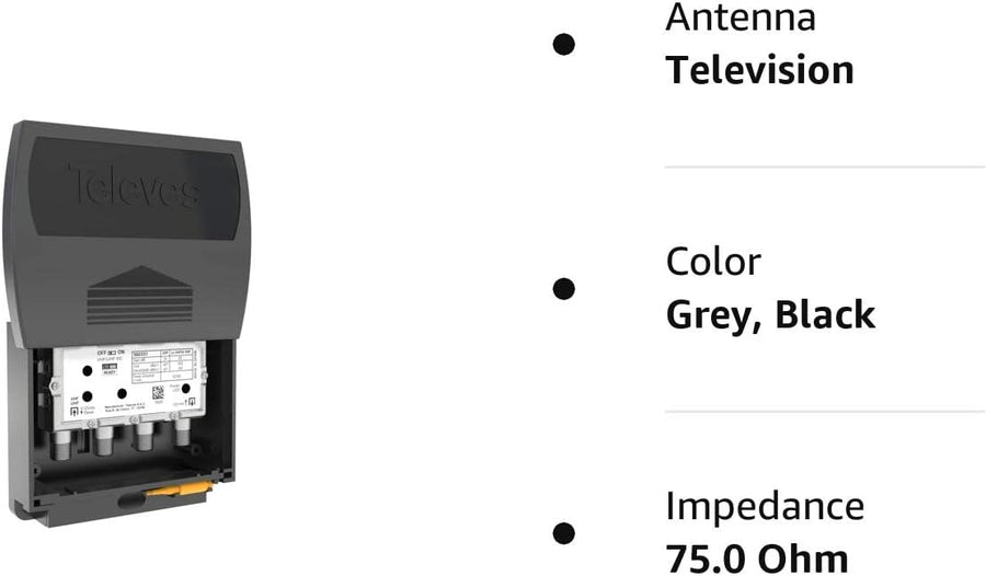 Televes 560383 Single Input Antenna Preamp Amplifier - electronicsexpo.com - Antenna Accessories