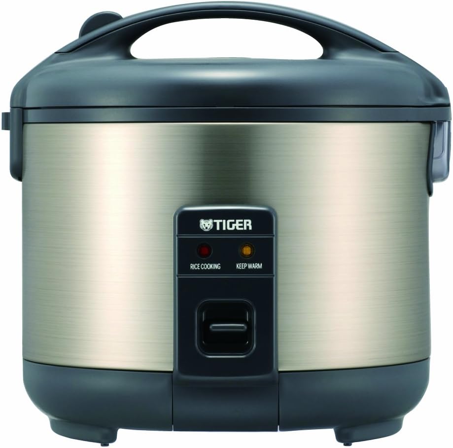 Tiger JNP - S18U - HU 10 - Cup (Uncooked) Rice Cooker and Warmer (Stainless Steel Gray) - electronicsexpo.com - Rice Cookers