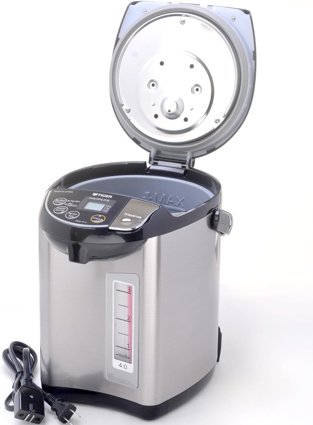 Tiger PDU - A40U - K Electric Water Boiler and Warmer (Stainless Black/4.0 - Liter) - electronicsexpo.com - Electric Water Boilers