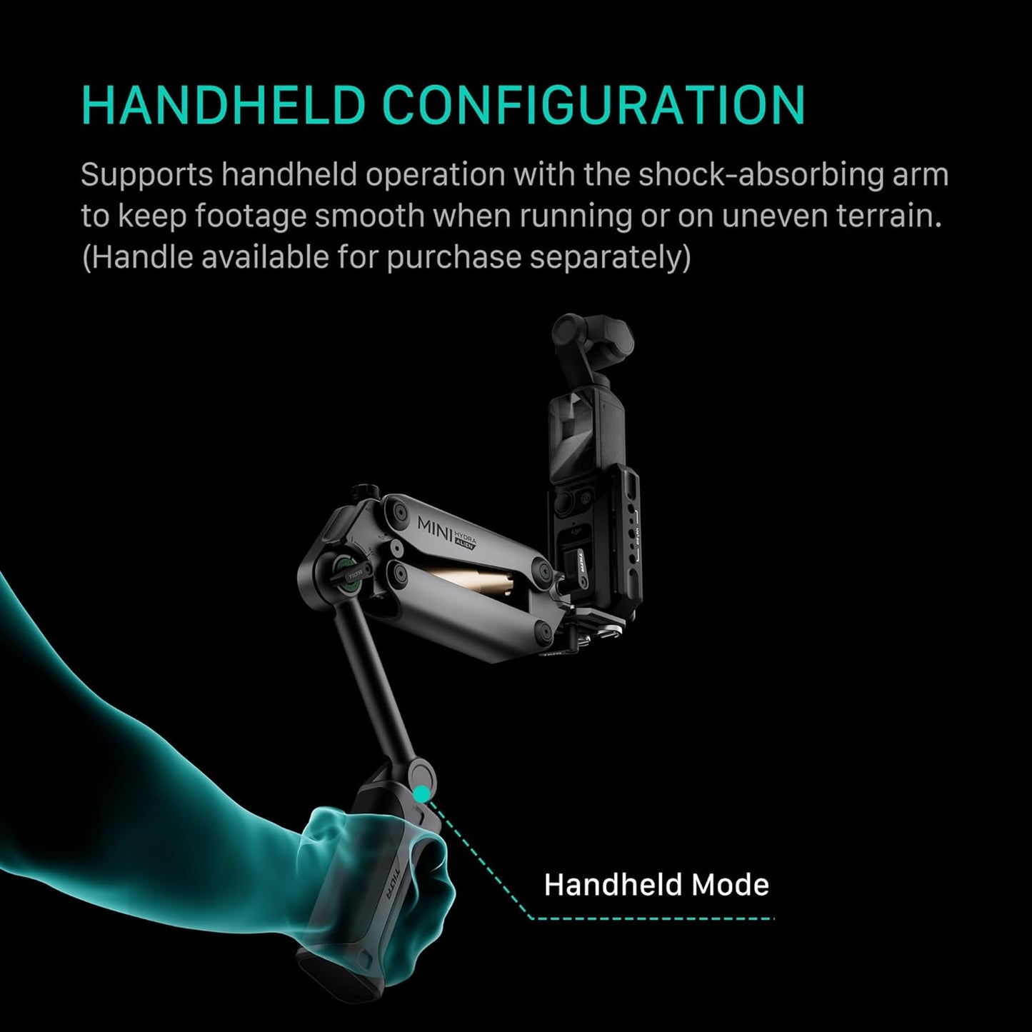 Tilta Hydra Alien Mini Electronic Suction Cup Kit Compatible with DJI Pocket 3, and Other Action cams/Smartphones - electronicsexpo.com - Camera Accessories