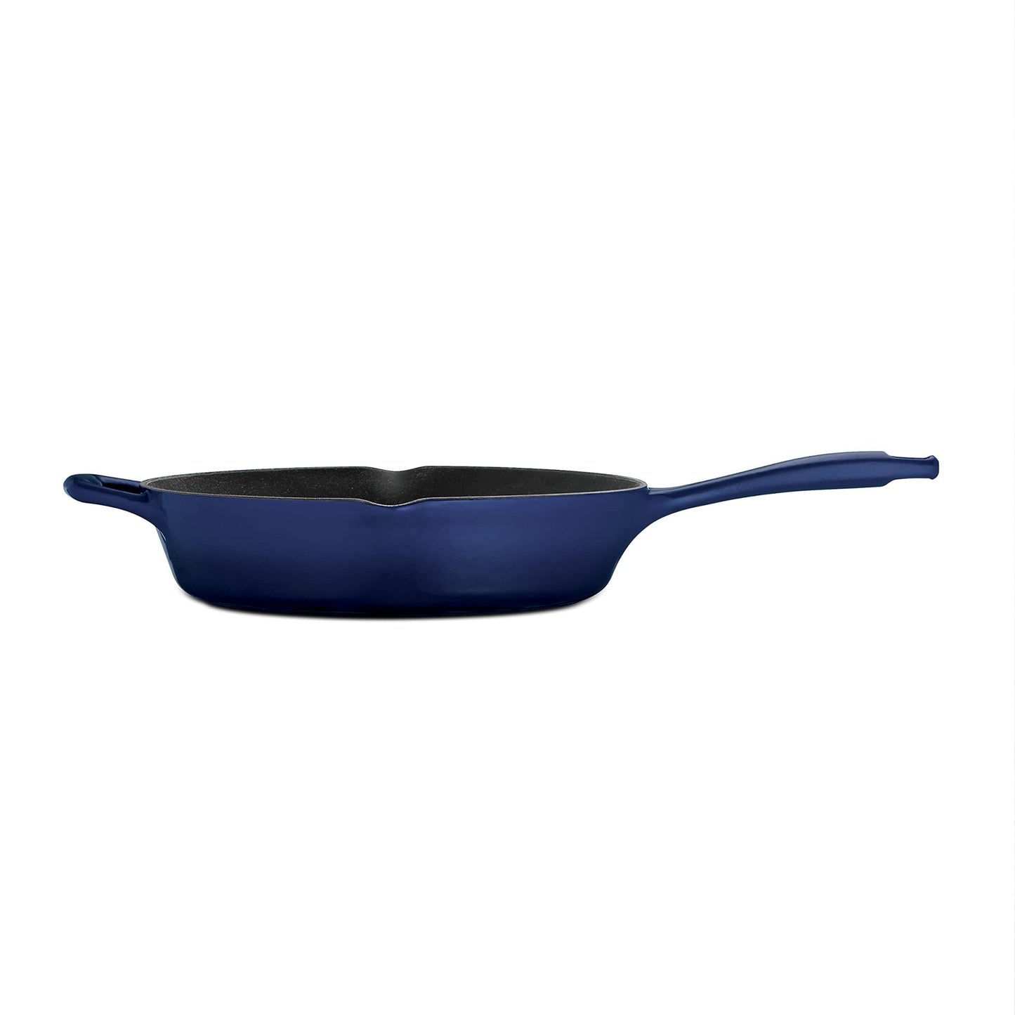 Tramontina Bestow Enameled Cast Iron Skillet 10" Frying Pan (Blue) - electronicsexpo.com - Frying Pans & Skillets