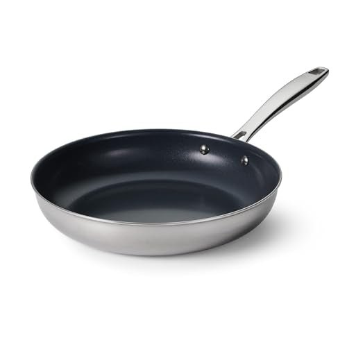 Tramontina Seattle 10" Tri - Ply Clad Stainless Steel Frying Pan - electronicsexpo.com - Frying Pans & Skillets