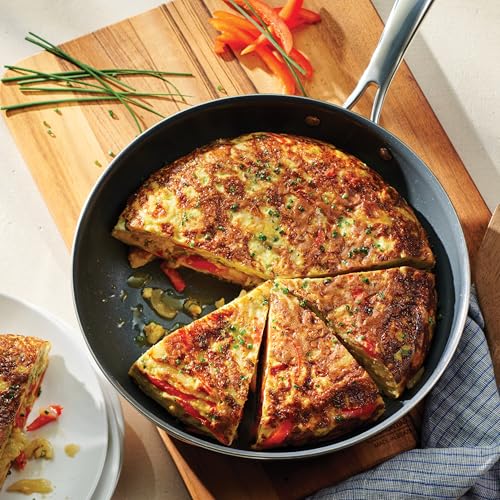 Tramontina Seattle 10" Tri - Ply Clad Stainless Steel Frying Pan - electronicsexpo.com - Frying Pans & Skillets