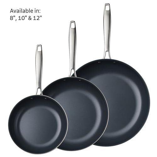 Tramontina Seattle 10" Tri - Ply Clad Stainless Steel Frying Pan - electronicsexpo.com - Frying Pans & Skillets