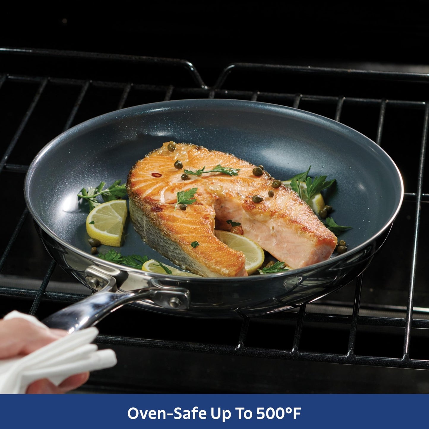Tramontina Seattle 12" Tri - Ply Clad Stainless Steel Large Frying Pan - electronicsexpo.com - Frying Pans & Skillets