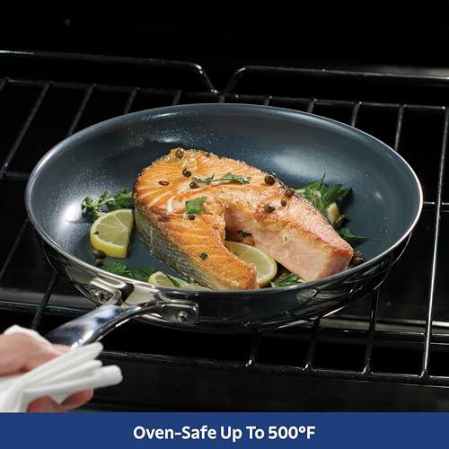 Tramontina Seattle 8" Tri - Ply Clad Stainless Steel Small Frying Pan - electronicsexpo.com - Frying Pans & Skillets