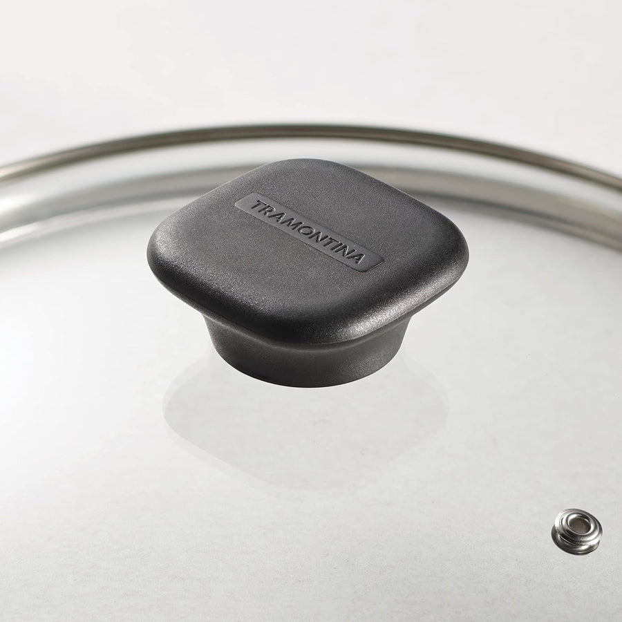 Tramontina Sicilia 8 - Piece Non Stick Cookware Set with Glass Lids, Aluminum Nonstick Pots and Pans Kitchen Set (Hazelnut) - electronicsexpo.com - Cookware Sets