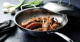 Tramontina Signature Tri - Ply Clad Stainless Steel 12.5" Wok with lid, Induction - Ready, Dishwasher - Safe, NSF - Certified, Made in Brazil - electronicsexpo.com - Frying Pans & Skillets