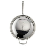 Tramontina Signature Tri - Ply Clad Stainless Steel 12.5" Wok with lid, Induction - Ready, Dishwasher - Safe, NSF - Certified, Made in Brazil - electronicsexpo.com - Frying Pans & Skillets