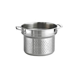 Tramontina Stainless Steel Pasta Strainer Insert for Pot, Basket compatible with 8 - Quart Stock Pot - electronicsexpo.com - Sauce Pans & Sauciers