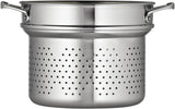 Tramontina Stainless Steel Pasta Strainer Insert for Pot, Basket compatible with 8 - Quart Stock Pot - electronicsexpo.com - Sauce Pans & Sauciers