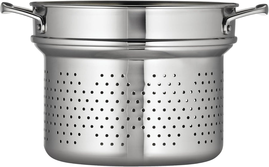 Tramontina Stainless Steel Pasta Strainer Insert for Pot, Basket compatible with 8 - Quart Stock Pot - electronicsexpo.com - Sauce Pans & Sauciers