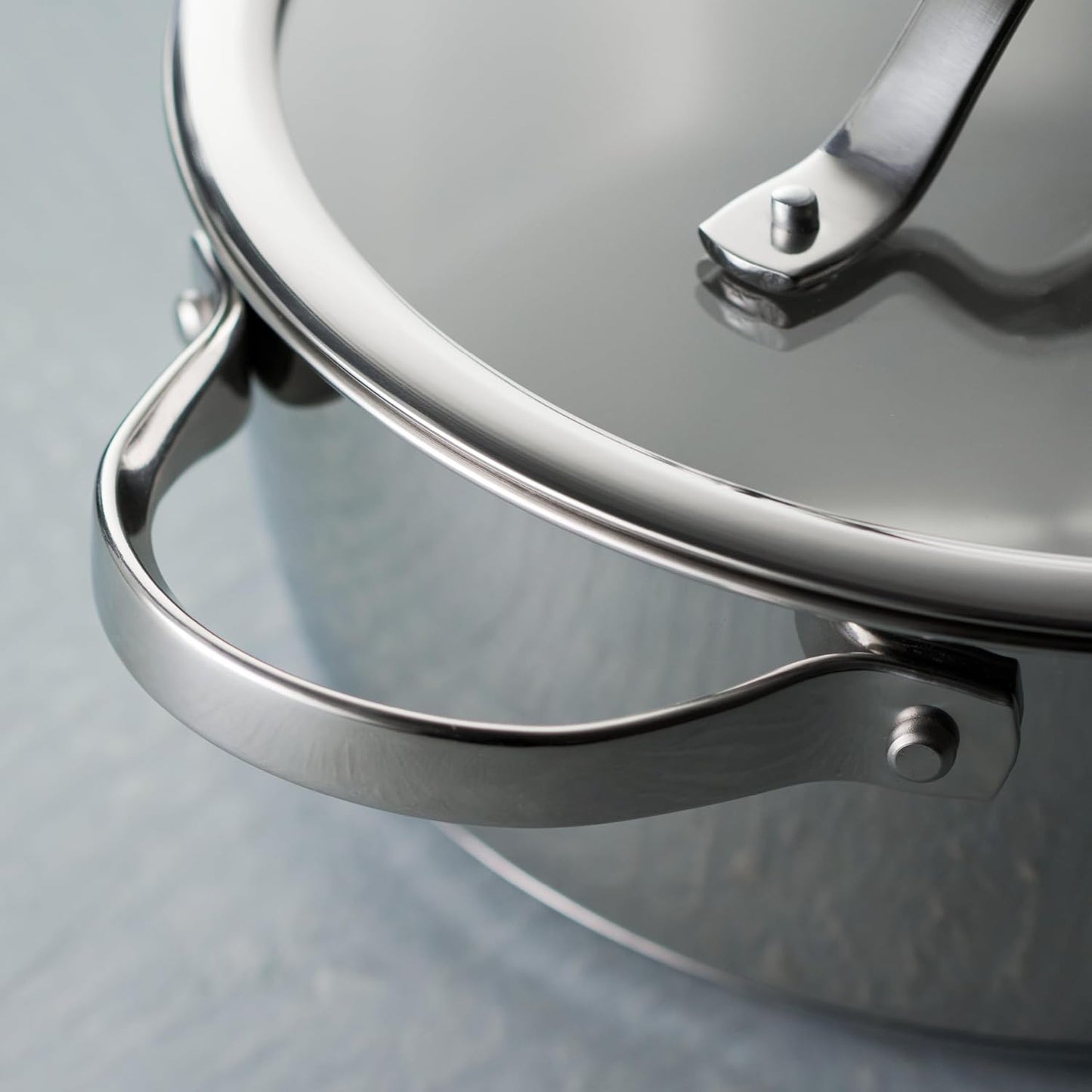Tramontina Tempo Tri - Ply Base Stainless Steel 10 - Piece Cookware Set - electronicsexpo.com - Cookware Sets