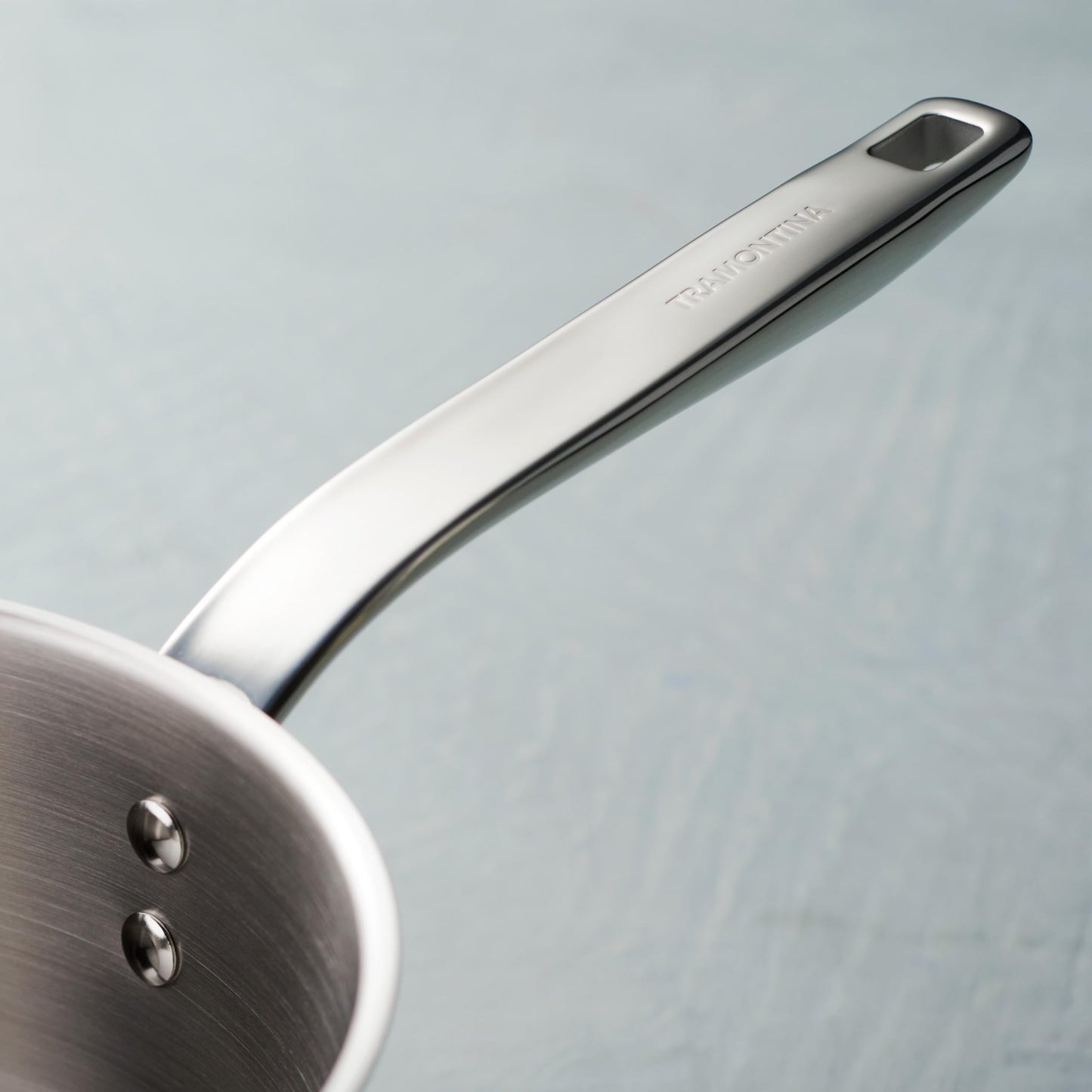 Tramontina Tempo Tri - Ply Base Stainless Steel 4 - Quart Sauce Pan with Glass Lid, Induction - Ready Saucepan, Oven - Safe, Dishwasher - Safe - electronicsexpo.com - Sauce Pans & Sauciers