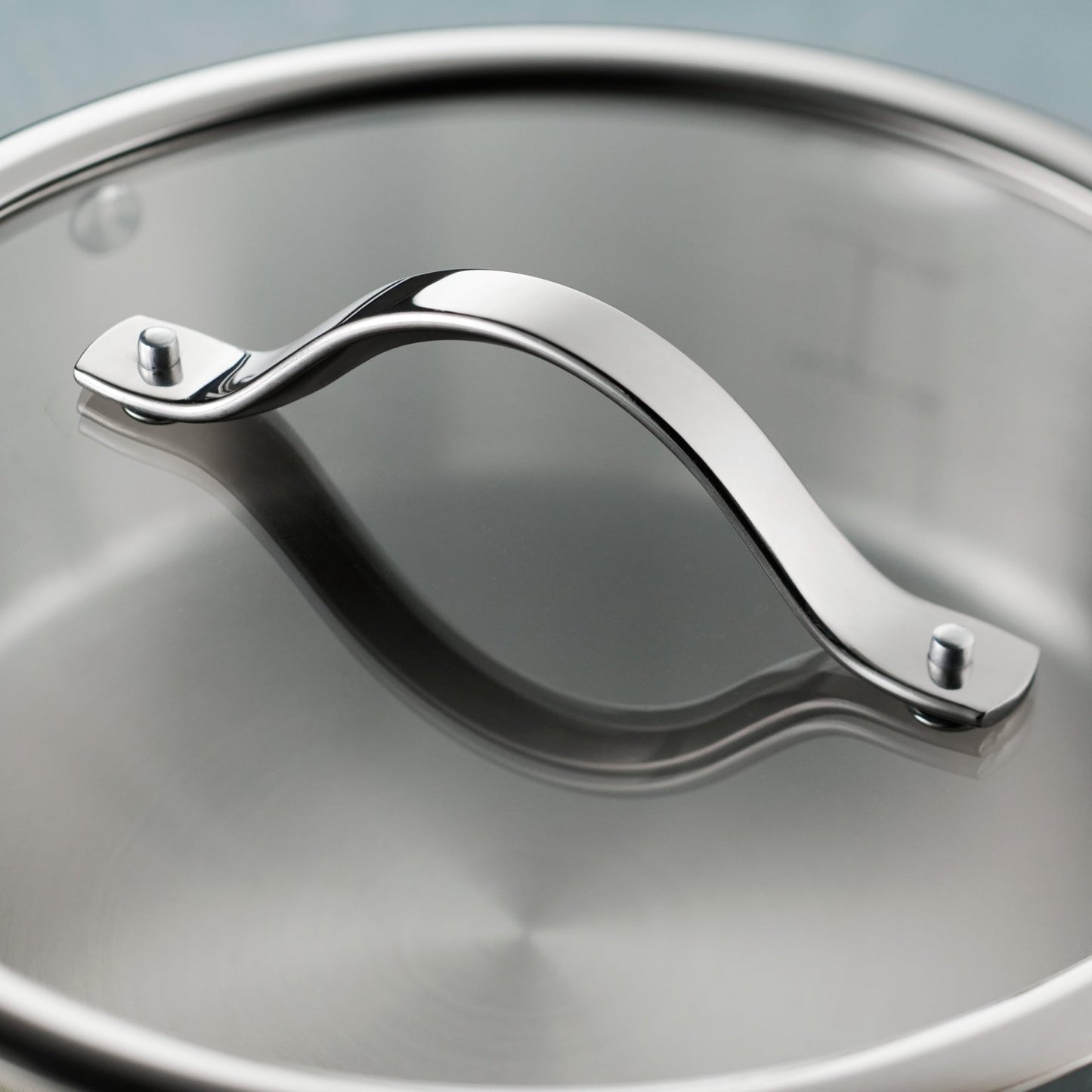 Tramontina Tempo Tri - Ply Base Stainless Steel 4 - Quart Sauce Pan with Glass Lid, Induction - Ready Saucepan, Oven - Safe, Dishwasher - Safe - electronicsexpo.com - Sauce Pans & Sauciers