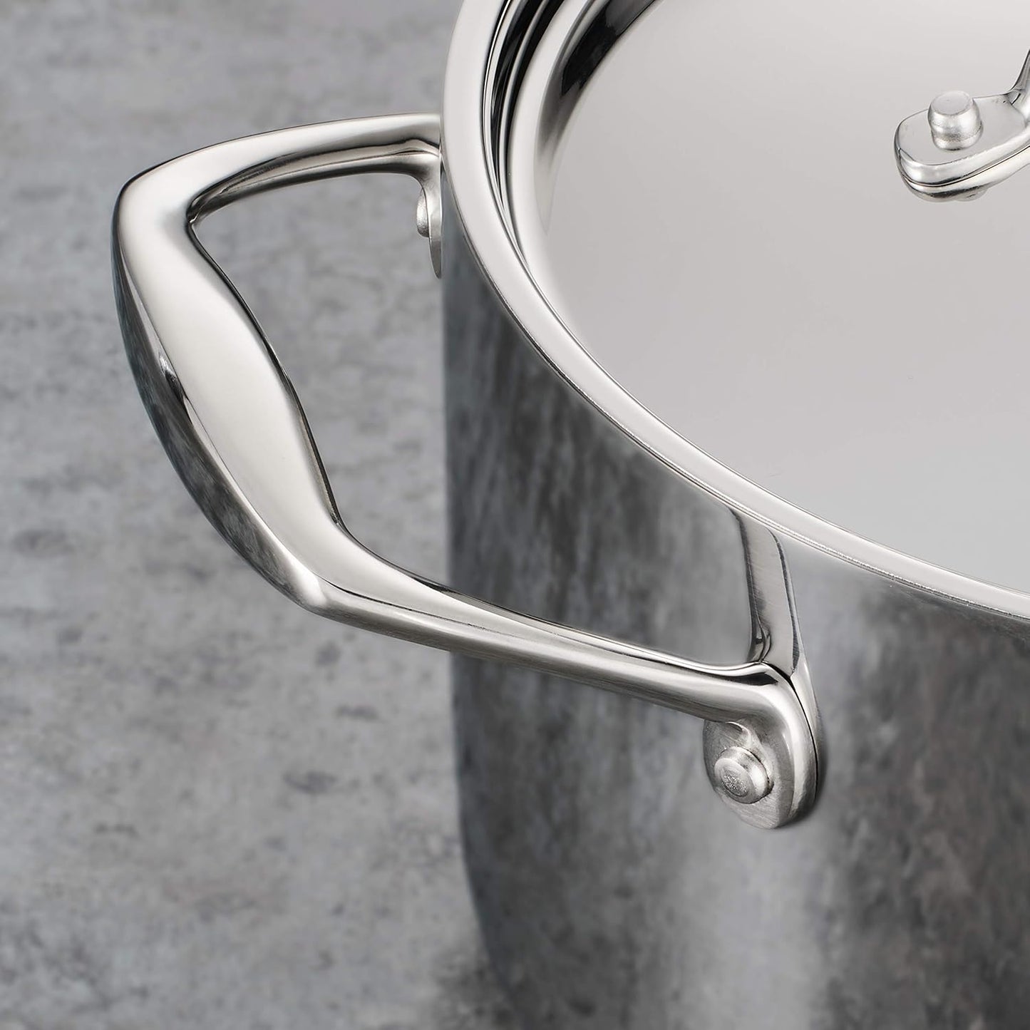 Tramontina Tri - Ply Clad Stainless Steel 10 - Piece Cookware Set with Lids, Pots and Pans Kitchen Set - electronicsexpo.com - Cookware Sets